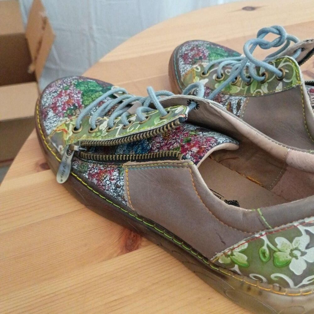 Spring-step Comfort old money hand-painted Women's Trainers - Picture 8 of 8